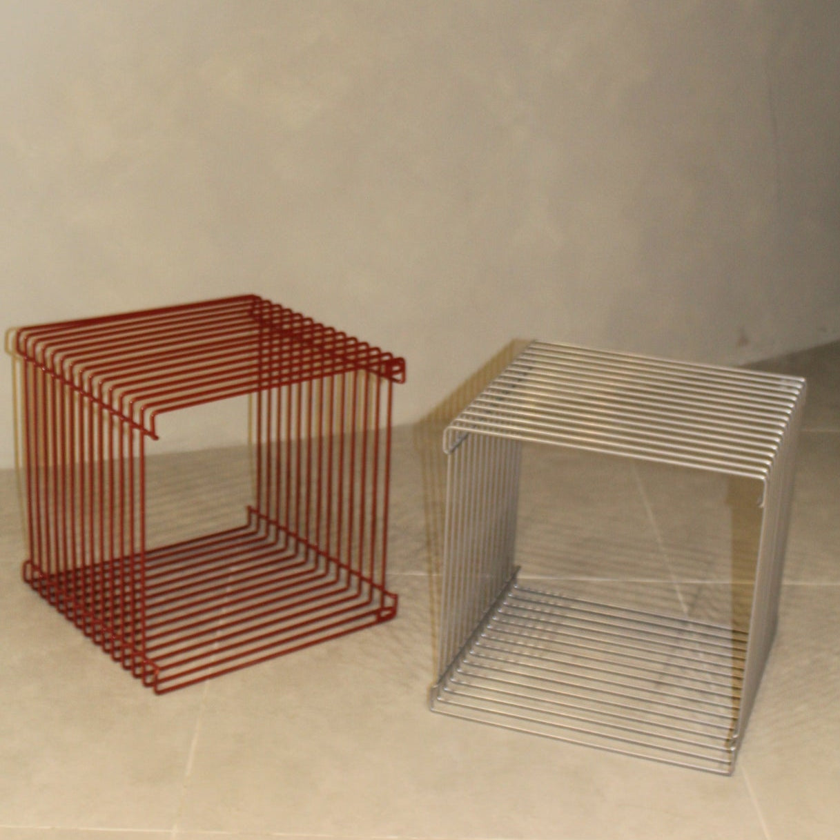 Elena Wire Shelf Side Table