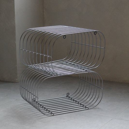 Oval Wire Shelf Side Table (Sold Per Piece)