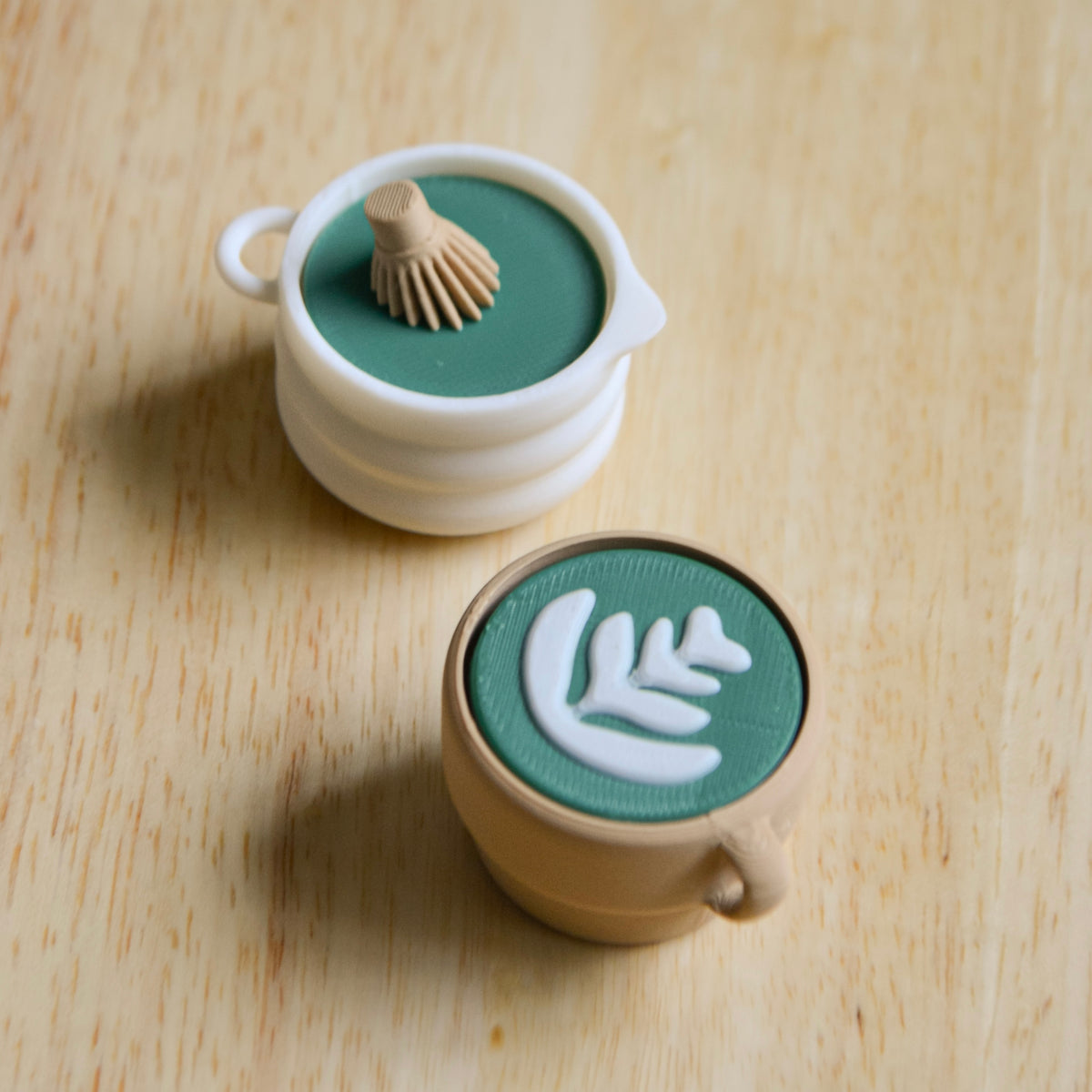 Matcha Latte in Brown Cup Clicker