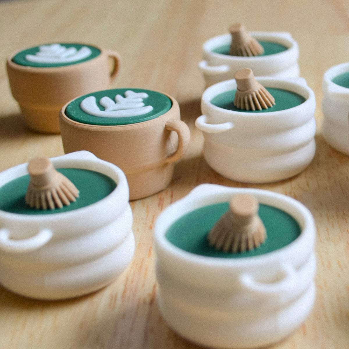Matcha Latte in Brown Cup Clicker