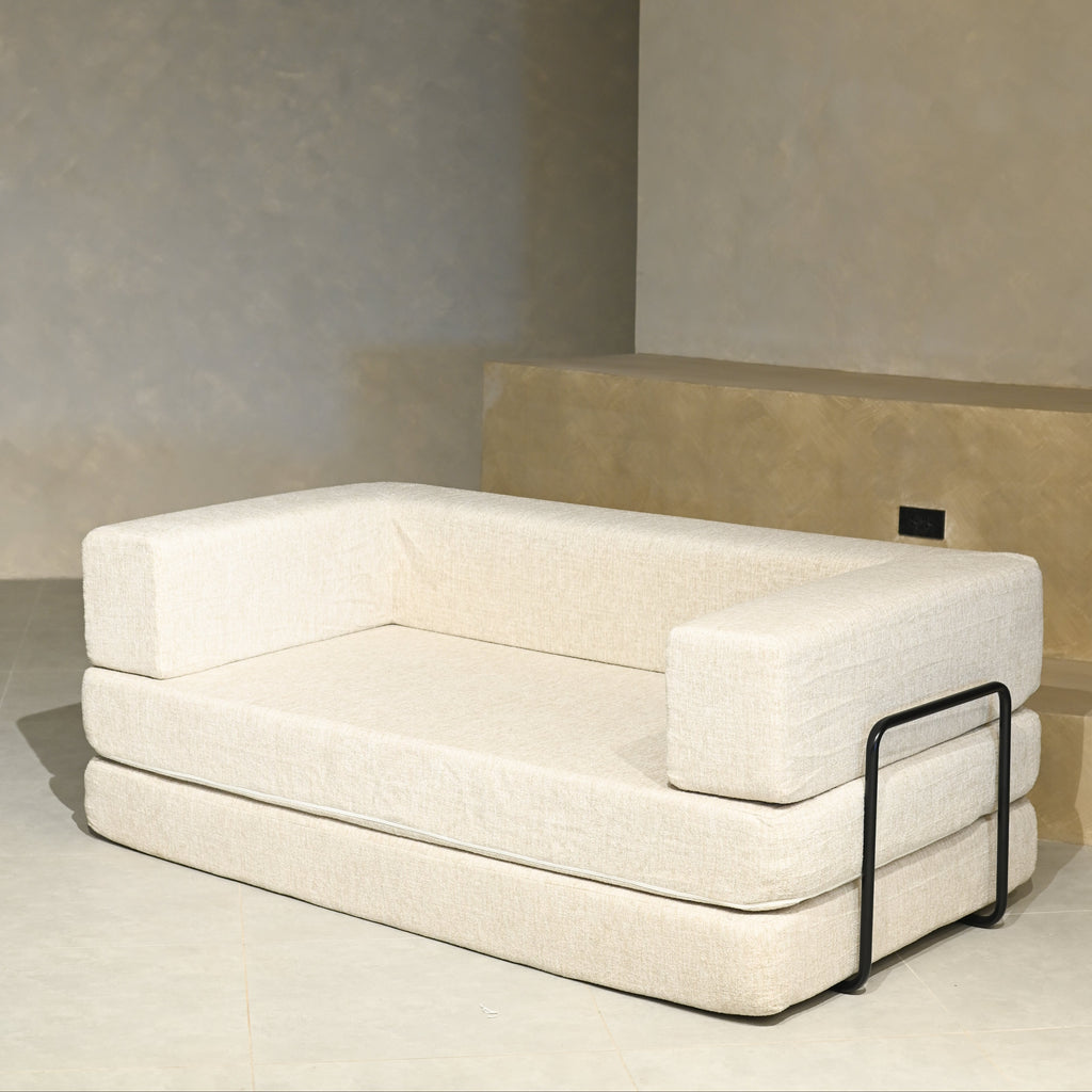 Beige sofa