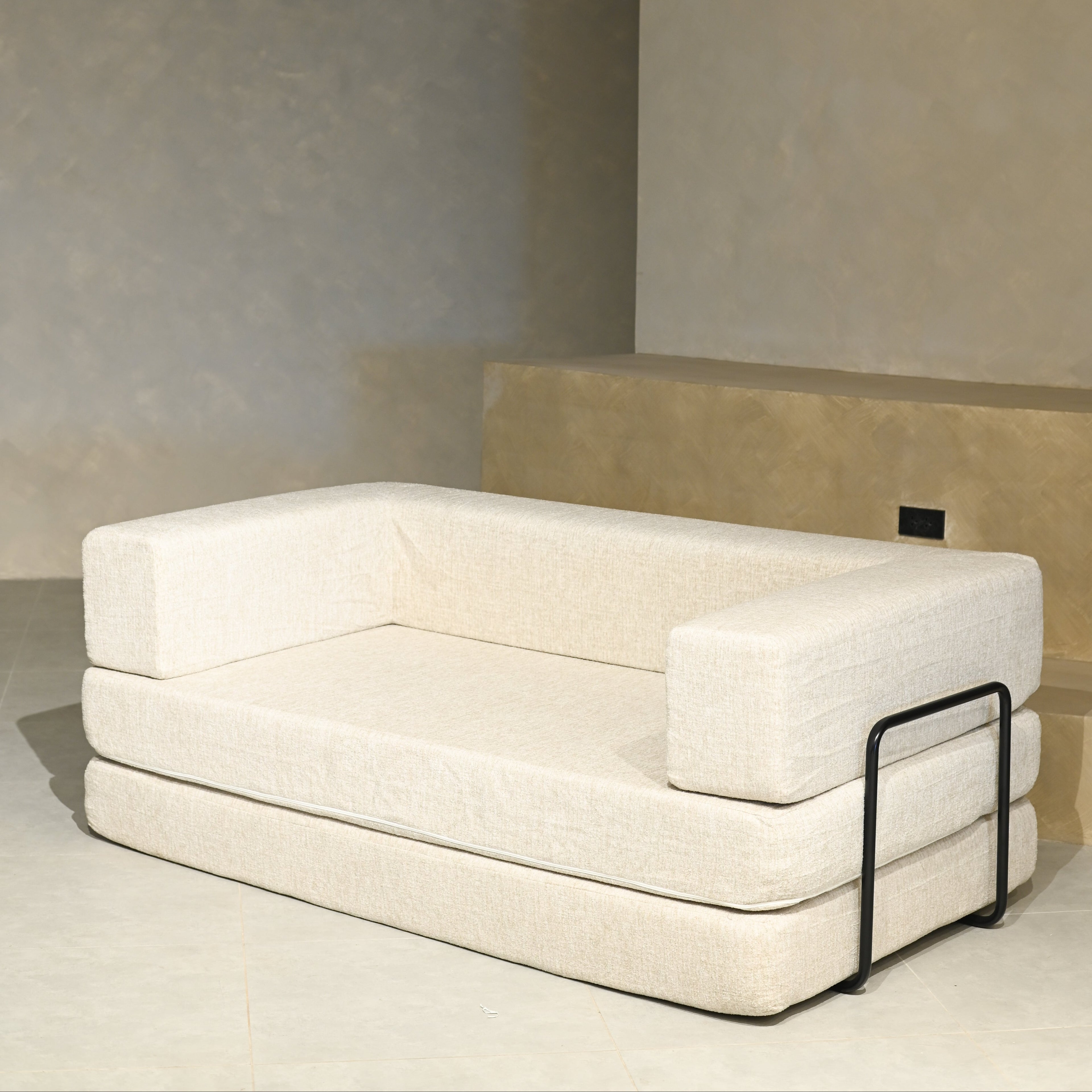 Beige sofa