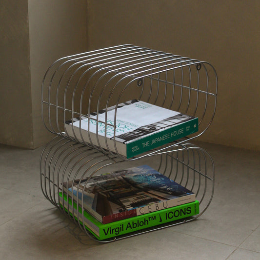 Oval Wire Shelf Side Table (Sold Per Piece)