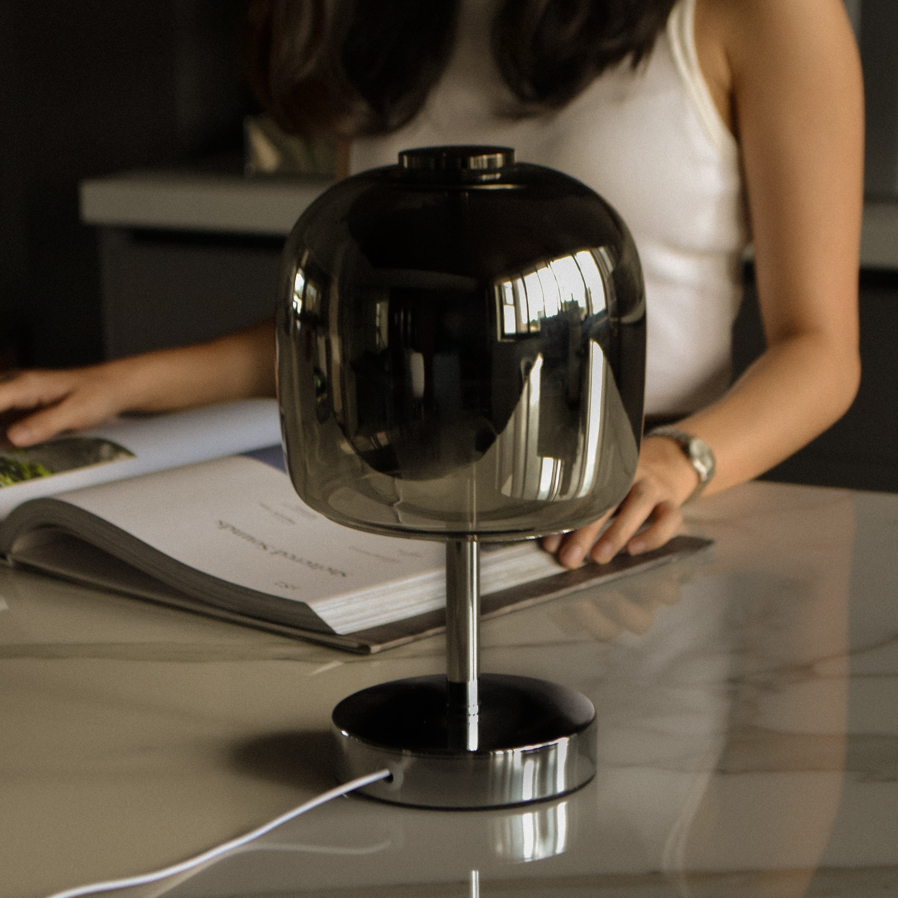 Juco Table Lamp Chrome
