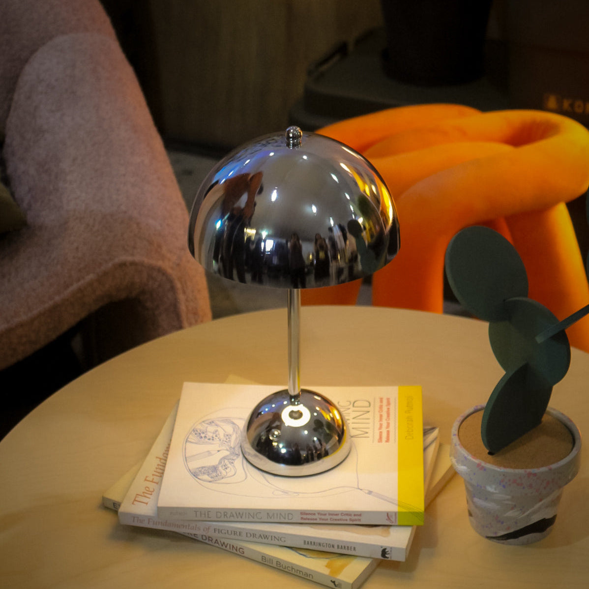 Maro Chrome Table Lamp